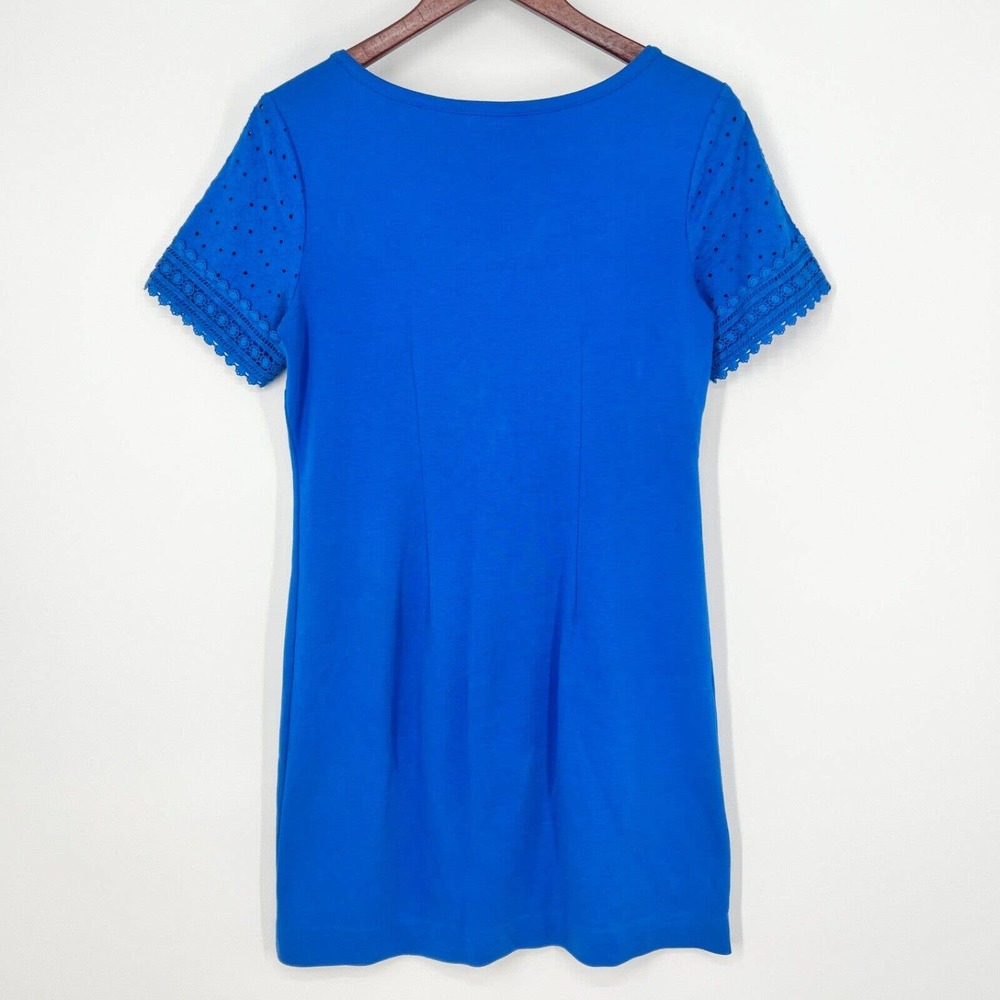 Talbots - Womens XS Extra Small Blue MIDI Dress FlorL Summer Business Work - Picture 5 of 5